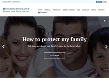 Tablet Screenshot of kavadasinsurance.com